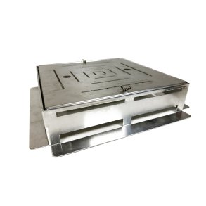 Inspektionskasse ALU 390x390x90mm